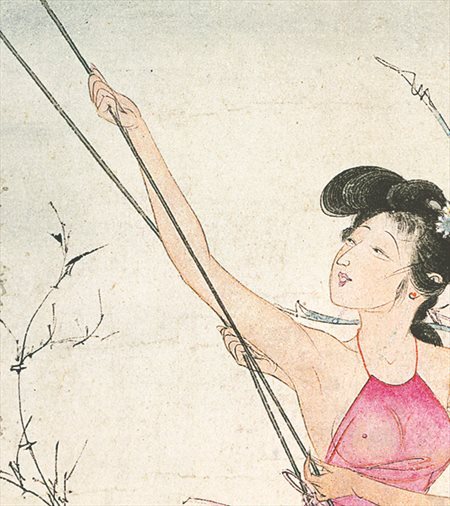 长宁-胡也佛的仕女画和最知名的金瓶梅秘戏图